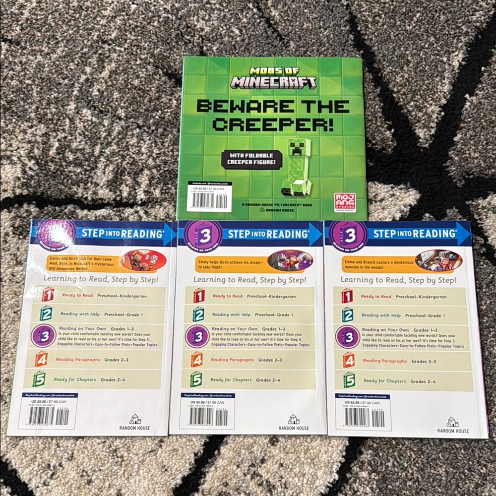 Minecraft Step Into Reading Books Set - Picture 2 of 4